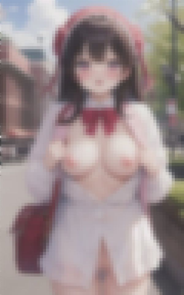 サンプル画像4:巨乳見せたがり痴女の街中ドキドキ露出デート Part1(妄想メガマックス) [d_383742]