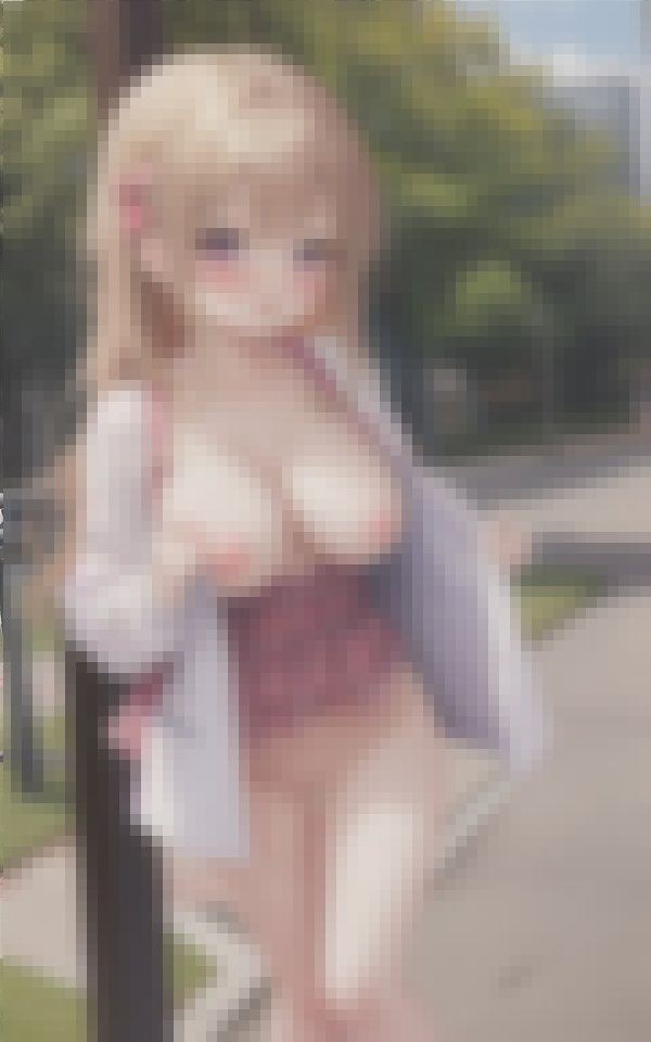 サンプル画像1:巨乳見せたがり痴女の街中ドキドキ露出デート Part3(みっくすぐりる) [d_383754]