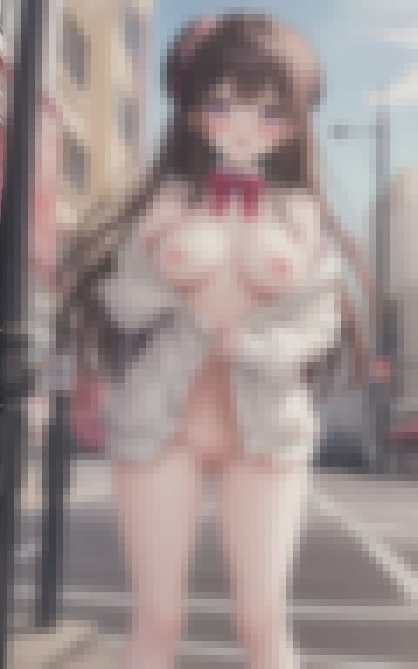 サンプル画像3:巨乳見せたがり痴女の街中ドキドキ露出デート Part3(みっくすぐりる) [d_383754]