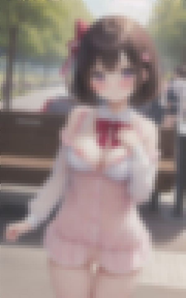 サンプル画像4:巨乳見せたがり痴女の街中ドキドキ露出デート Part3(みっくすぐりる) [d_383754]