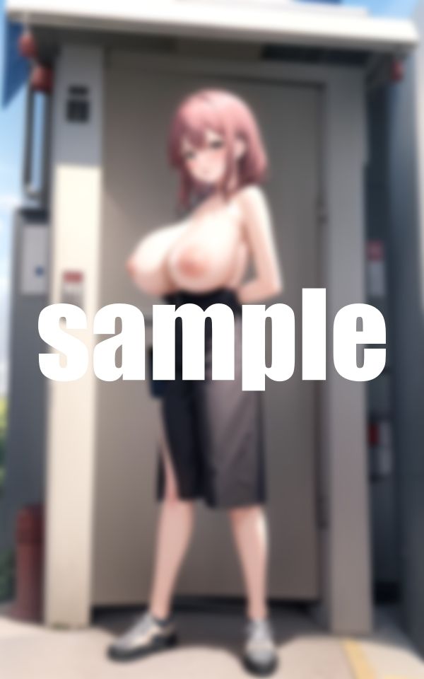 サンプル画像1:爆乳美女は露出で興奮する(電脳花園) [d_383779]