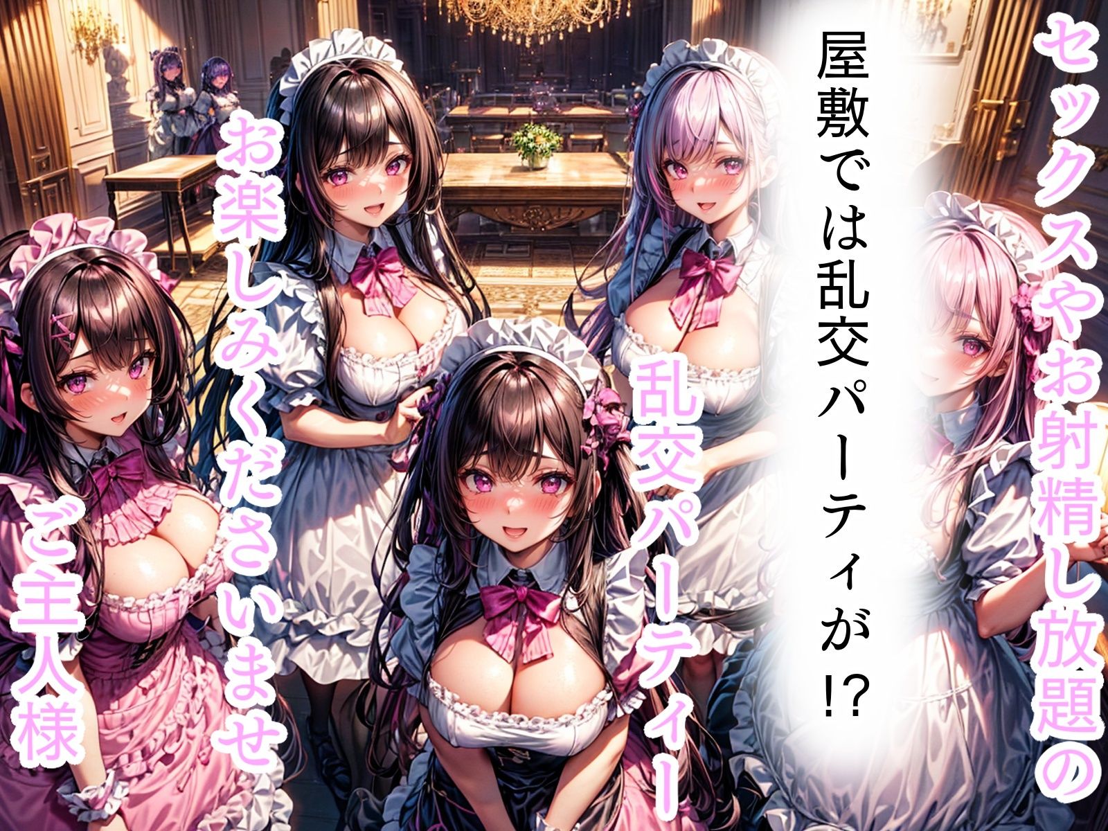 サンプル画像5:屋敷のルールとメイドの誘惑(エイアイイラストレーター) [d_383800]