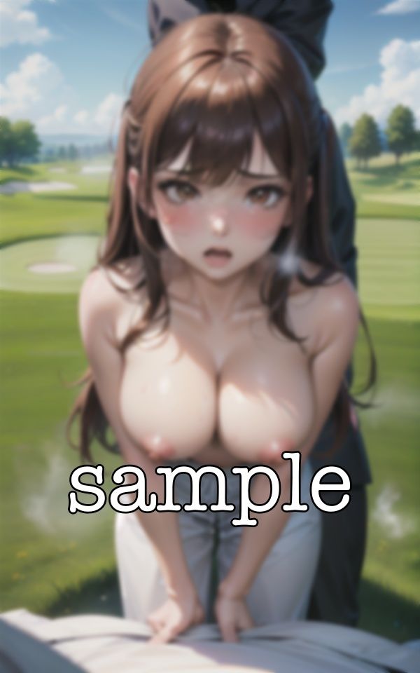 サンプル画像2:ゴルフコンペ特集！Gカップの巨乳が接待で取引先にハメられる裏取引の衝撃写真・・・(大人の妄想教科書) [d_383833]