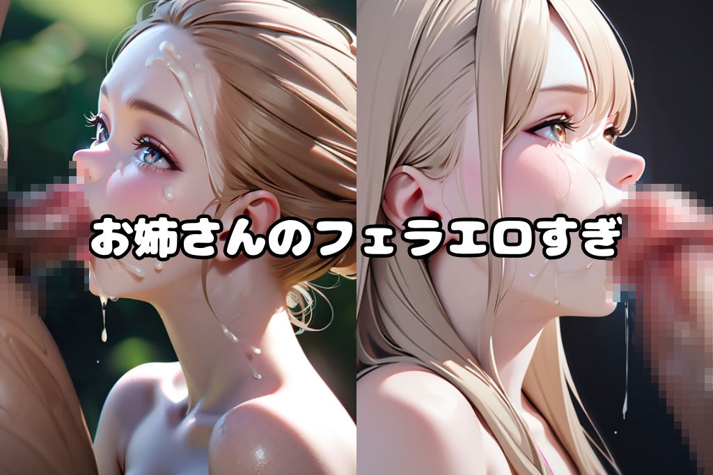 サンプル画像2:一生懸命口でご奉仕！フェラ(彩風  咲) [d_383834]