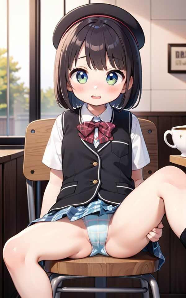 サンプル画像2:JKパンチラBAR〜エロカワ女子校生のひみつのウラさーびす〜(しみしみ) [d_383897]