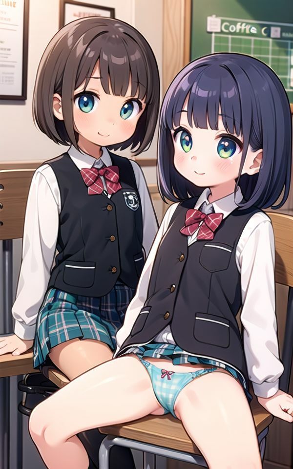 サンプル画像6:JKパンチラBAR〜エロカワ女子校生のひみつのウラさーびす〜(しみしみ) [d_383897]