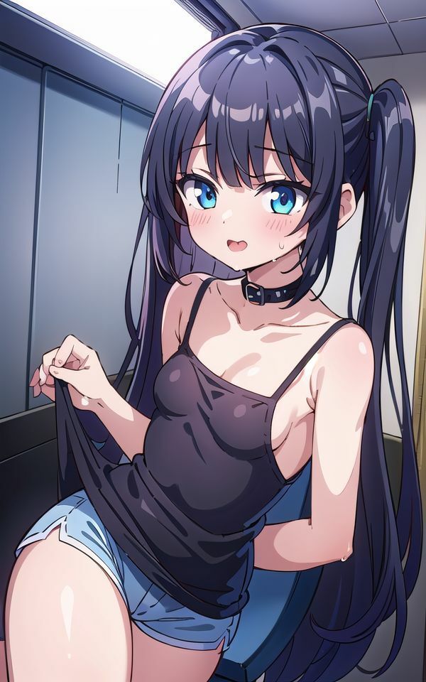 サンプル画像2:キャミソールに染み込む妹汁(ましゅまろしょこら) [d_383899]