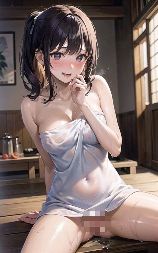 サンプル画像5:浴場ま◯こにはげしくナマ中出し(えっちらおっちら) [d_383904]