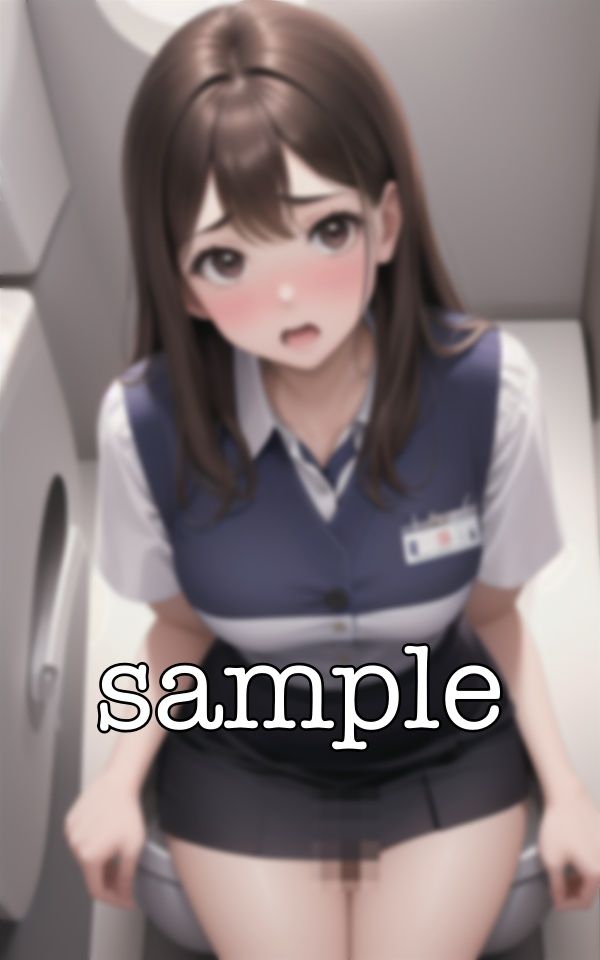 サンプル画像1:携帯ショップ特集！トイレで先輩社員と派遣がパンツを・・・派遣社員がエロすぎて先輩に犯●れる！(高級美女クラブ) [d_383994]