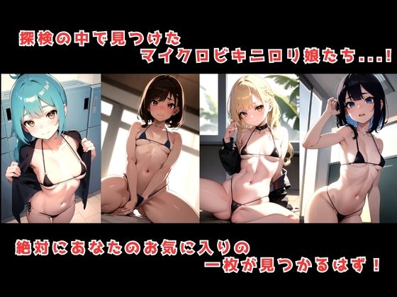 サンプル画像1:野性のロリ娘が生息する島に我々は探検に向かった。そこでみた光景はマイクロビキニを着た大量の少女たち。この奇妙な生態に僕らは混乱し、とりあえず撮影会を始めることとした。2(デザイア・ドリーマーズ) [d_384042]