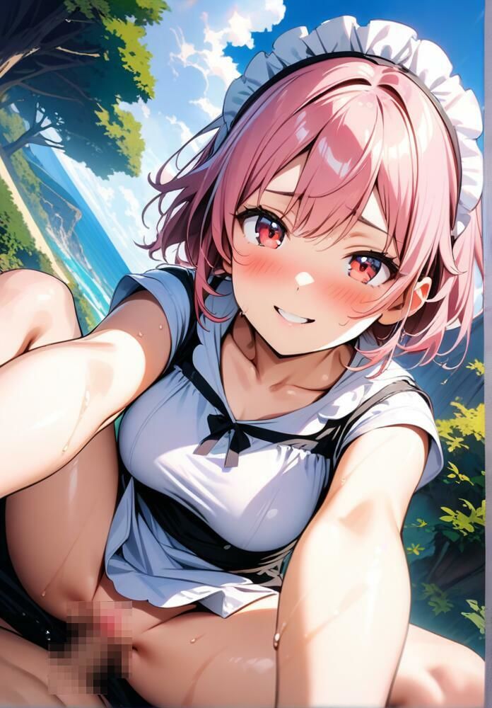 『田舎の憧れ美人メイドと野外セックスライフ』のサンプル画像 6
