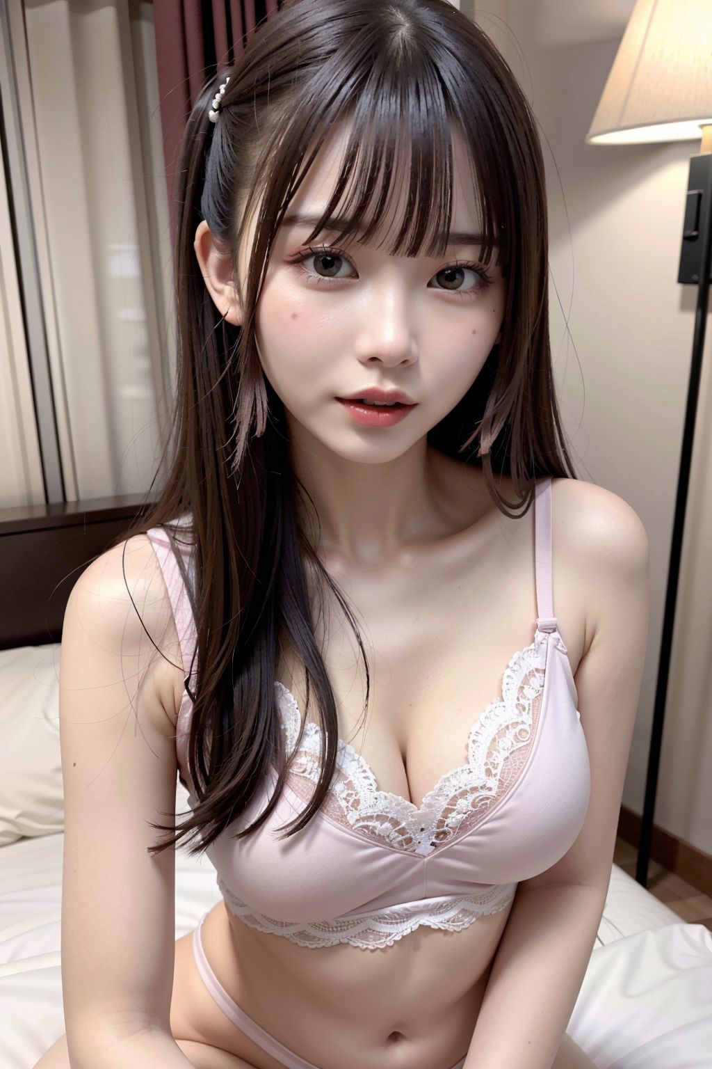 サンプル画像4:巨乳女子校生！あどけなさ残る18歳！覗き見放題！(音羽坂47) [d_384090]