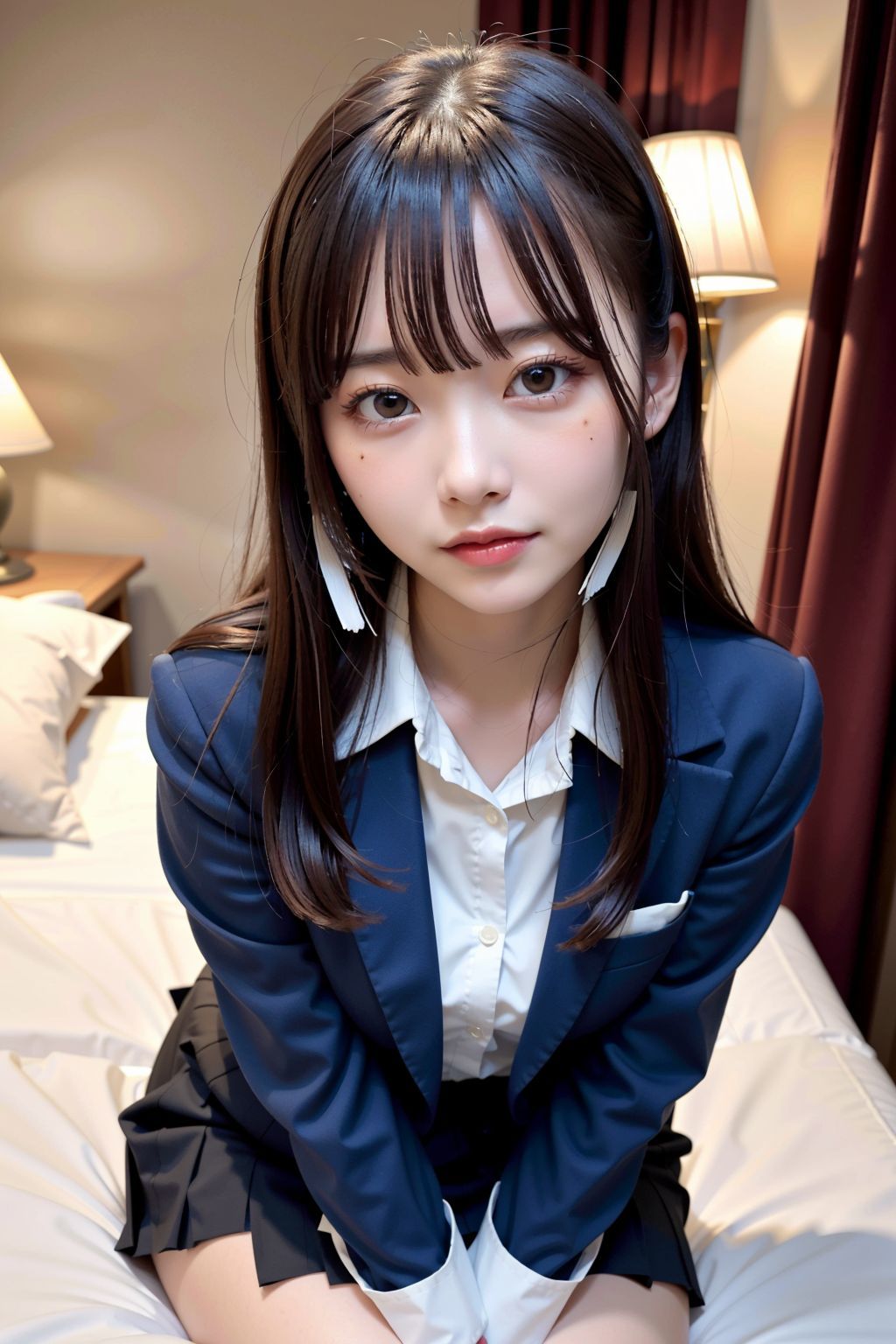 サンプル画像5:巨乳女子校生！あどけなさ残る18歳！覗き見放題！(音羽坂47) [d_384090]