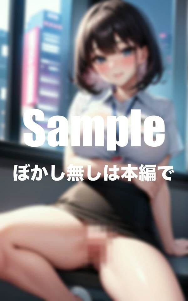 サンプル画像1:女上司との秘密の残業(チョコバナナ) [d_384093]