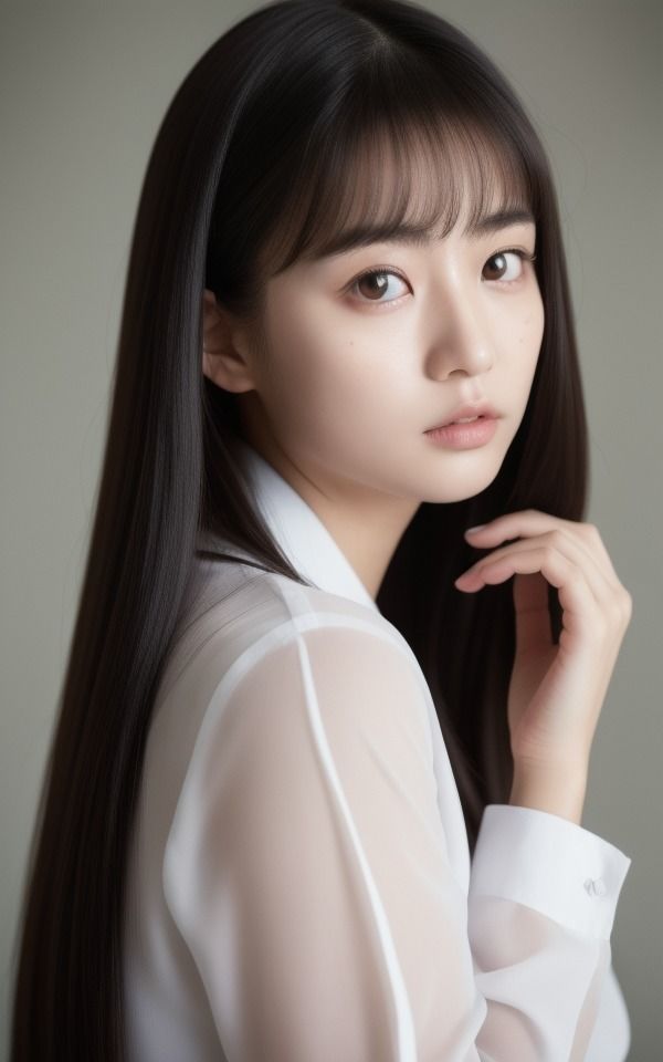 サンプル画像2:アイドル系美少女に見つめられて…(伝説のAI企画) [d_384179]