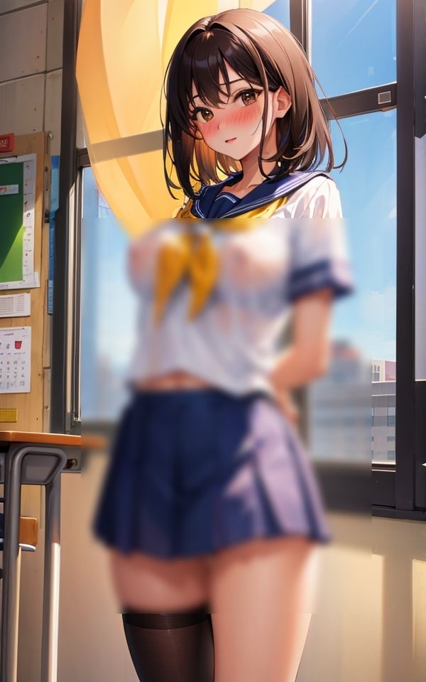 サンプル画像1:シャツだけで来ちゃった 〜みんないないから、今日だけだよ〜(スタジオカメレオン) [d_384204]