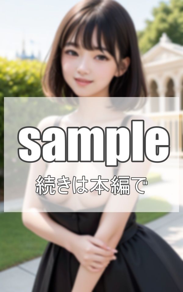 サンプル画像3:露出狂の少女たちと屋外撮影会(淫想AI宮殿) [d_384229]