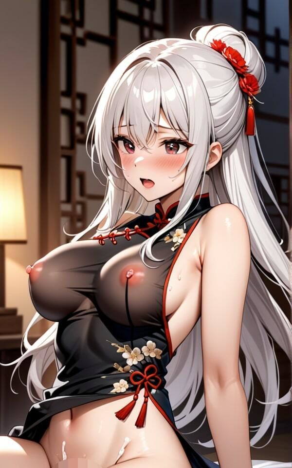 サンプル画像5:チャイナドレスの誘惑 これも仕事ですから！多分？(ふわふわピンク) [d_384278]