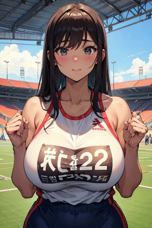 サンプル画像1:【高画質グラビア写真集】陸上部催●女子写真集1(AI dreamer) [d_384310]