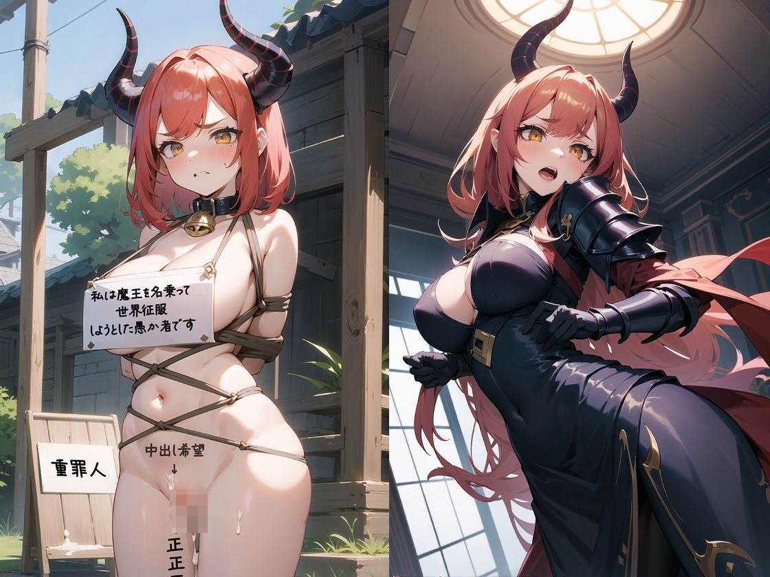 女体化おしおき魔王様