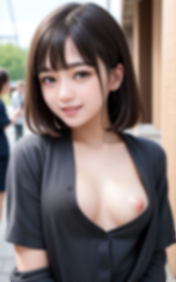 サンプル画像6:トー横出身のエロ娘に命令して露出させた画像コレクション(えい愛製作委員会) [d_384367]