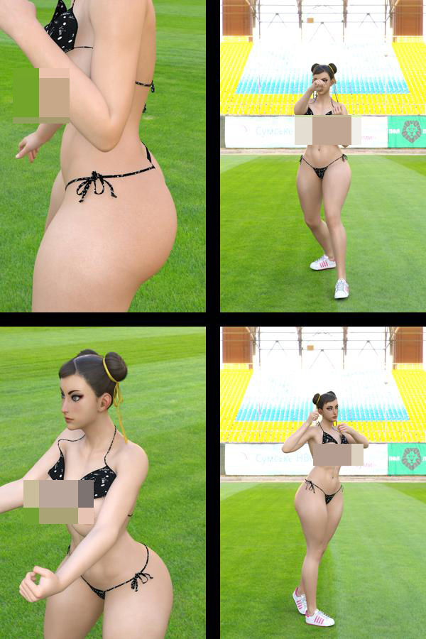 サンプル画像2:中華格闘女性のフェティッシュ写真集 Fight-06(Ozone_Layer) [d_384376]