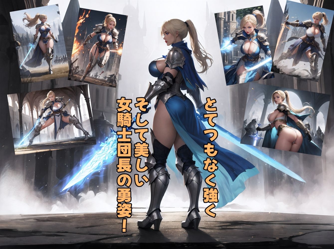 サンプル画像5:オトナの異世界探訪記1「女騎士アンバー」(異世界亭) [d_384623]