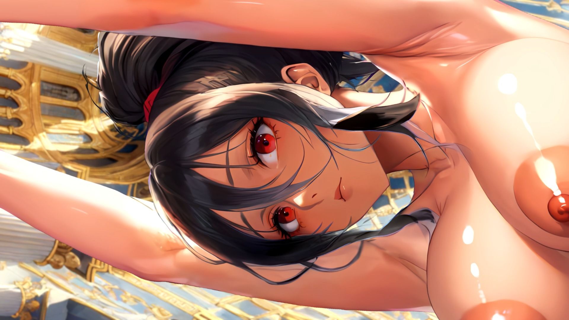 サンプル画像1:黒ギャルに後ろから入れるだけのアニメ(ピズリス-pyzris-) [d_384652]