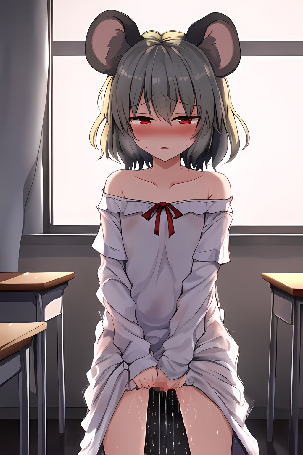 サンプル画像2:ネズミ妖怪少女放尿HCG集130枚(あいそぼ（AIで遊ぼ）) [d_384667]