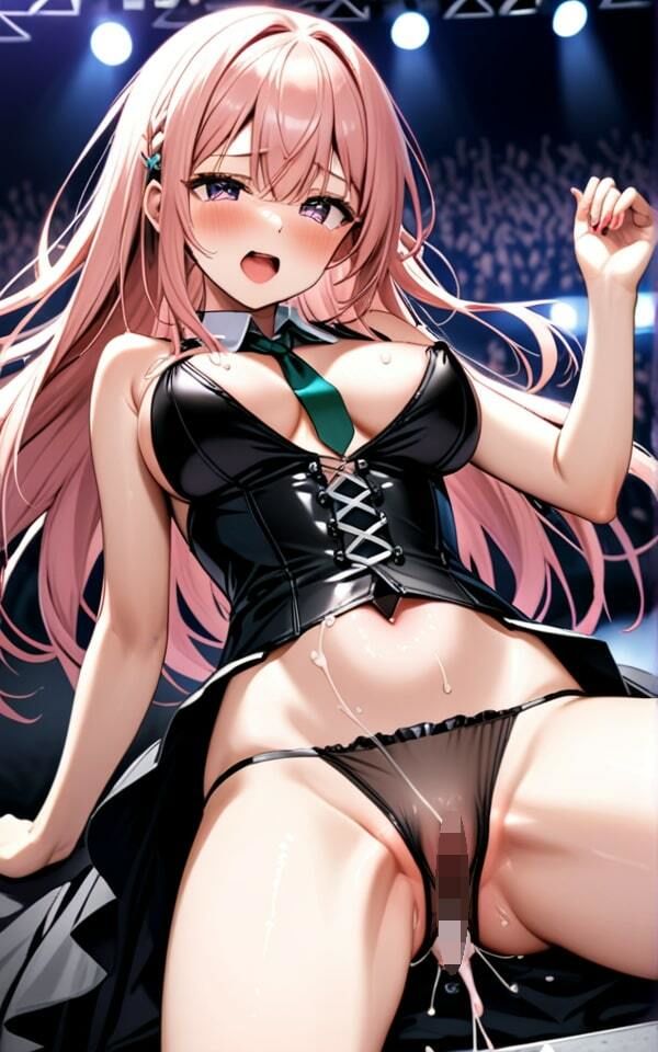 サンプル画像2:巨乳アイドルの性欲開放ステージ みんなのエッチな汁全部私に出して！(ふわふわピンク) [d_384703]