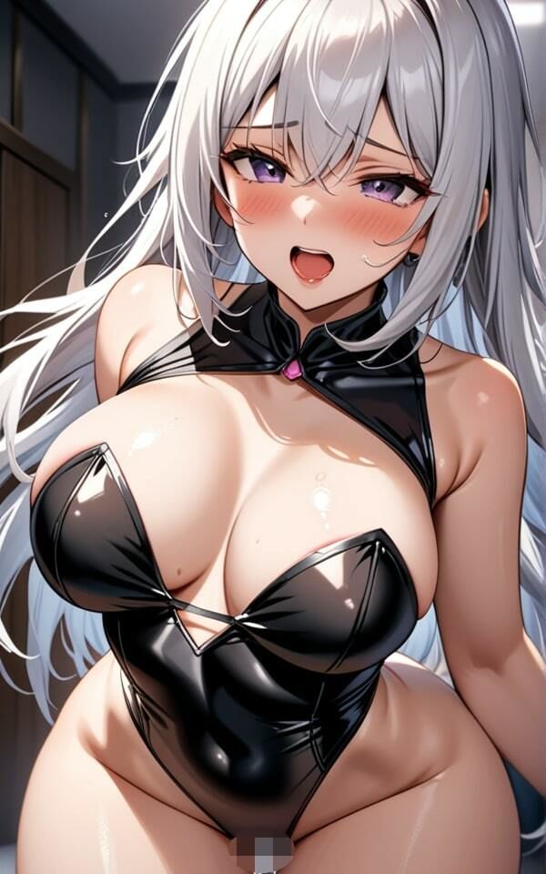 サンプル画像3:巨乳レオタードの魅力には勝てません！(斜め45度の絶景) [d_384709]