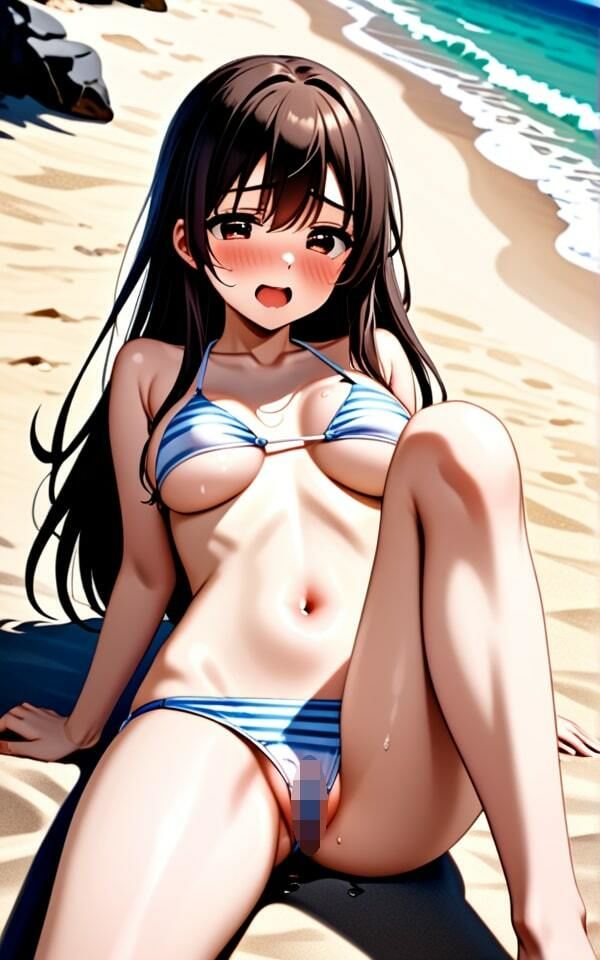 サンプル画像3:大きなおっぱいと水着 あんまり興奮しないでね！(青空と青春) [d_384712]