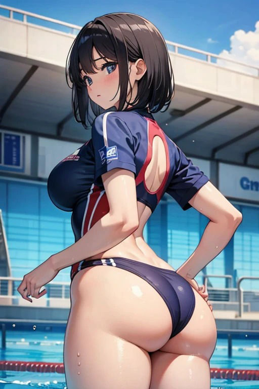 サンプル画像2:【高画質グラビア写真集】水泳部催●女子写真集1(AI dreamer) [d_384799]