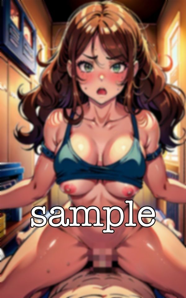 サンプル画像4:放課後の部室特集！巨根の先輩と騎乗位で何度も逝く・・・決して覗いてはいけなかった(チュパチュパラボ) [d_384869]