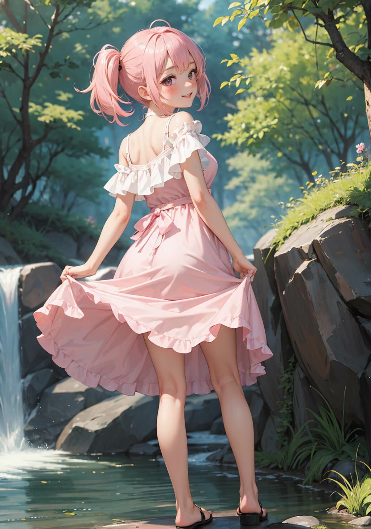 サンプル画像1:大自然とワンピース(天乃 鯱) [d_384885]