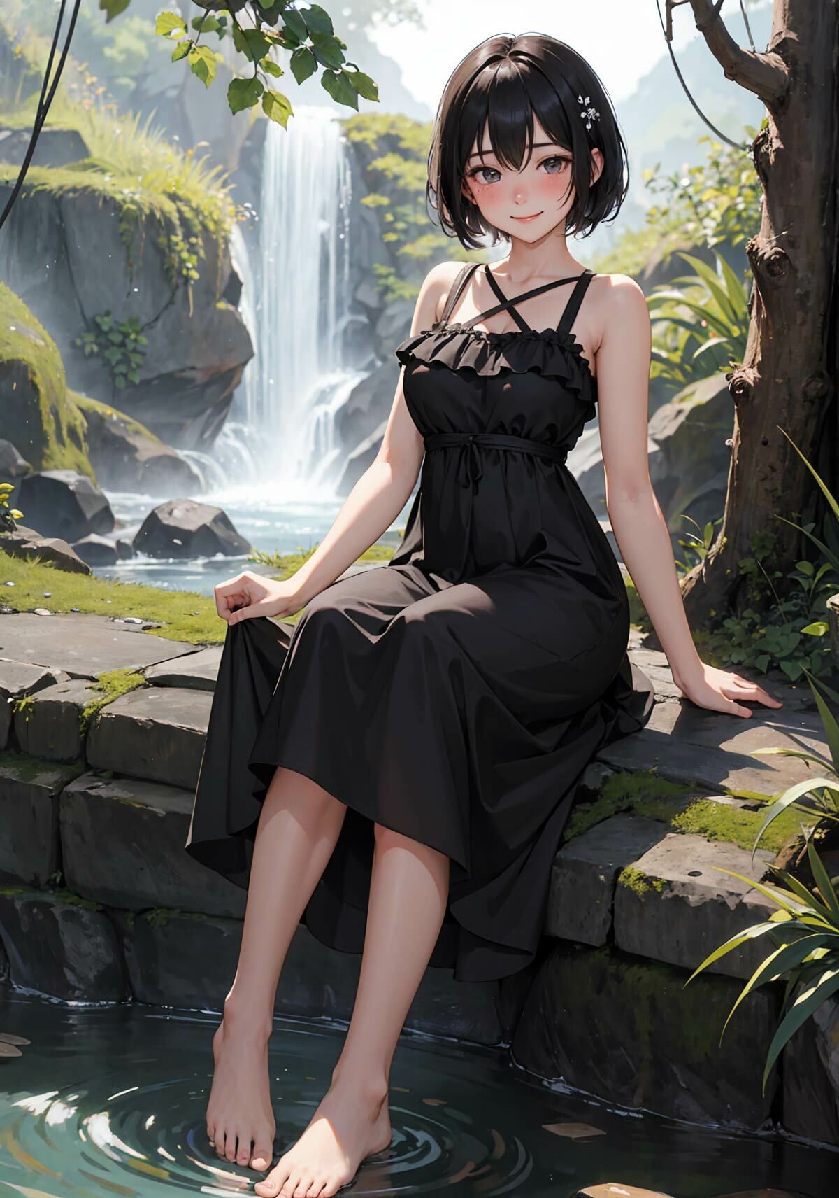 サンプル画像2:大自然とワンピース(天乃 鯱) [d_384885]