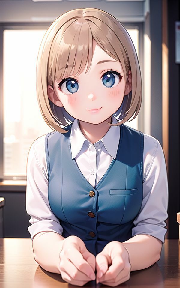 サンプル画像1:【高画質CG集】発情OLの汗濡れオフィス(しみしみ) [d_384967]