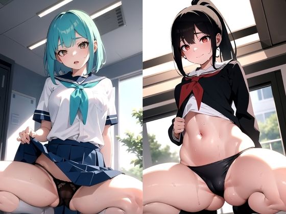 サンプル画像5:用務員さんは汗かき制服美少女たちのおパンツを検査しないといけない3(あかねこサークル) [d_385017]