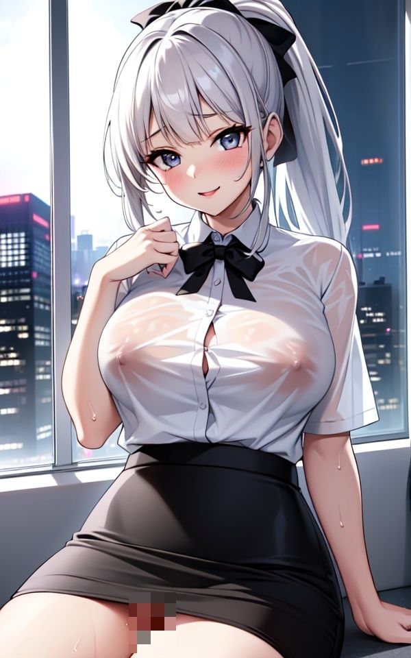 サンプル画像1:上司を誘惑する新人OL(美女コレクター) [d_385056]