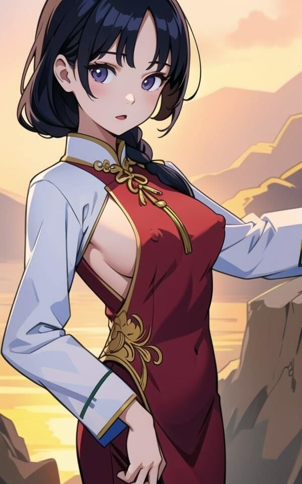 サンプル画像1:アオザイの魅力(にゅーろん) [d_385067]