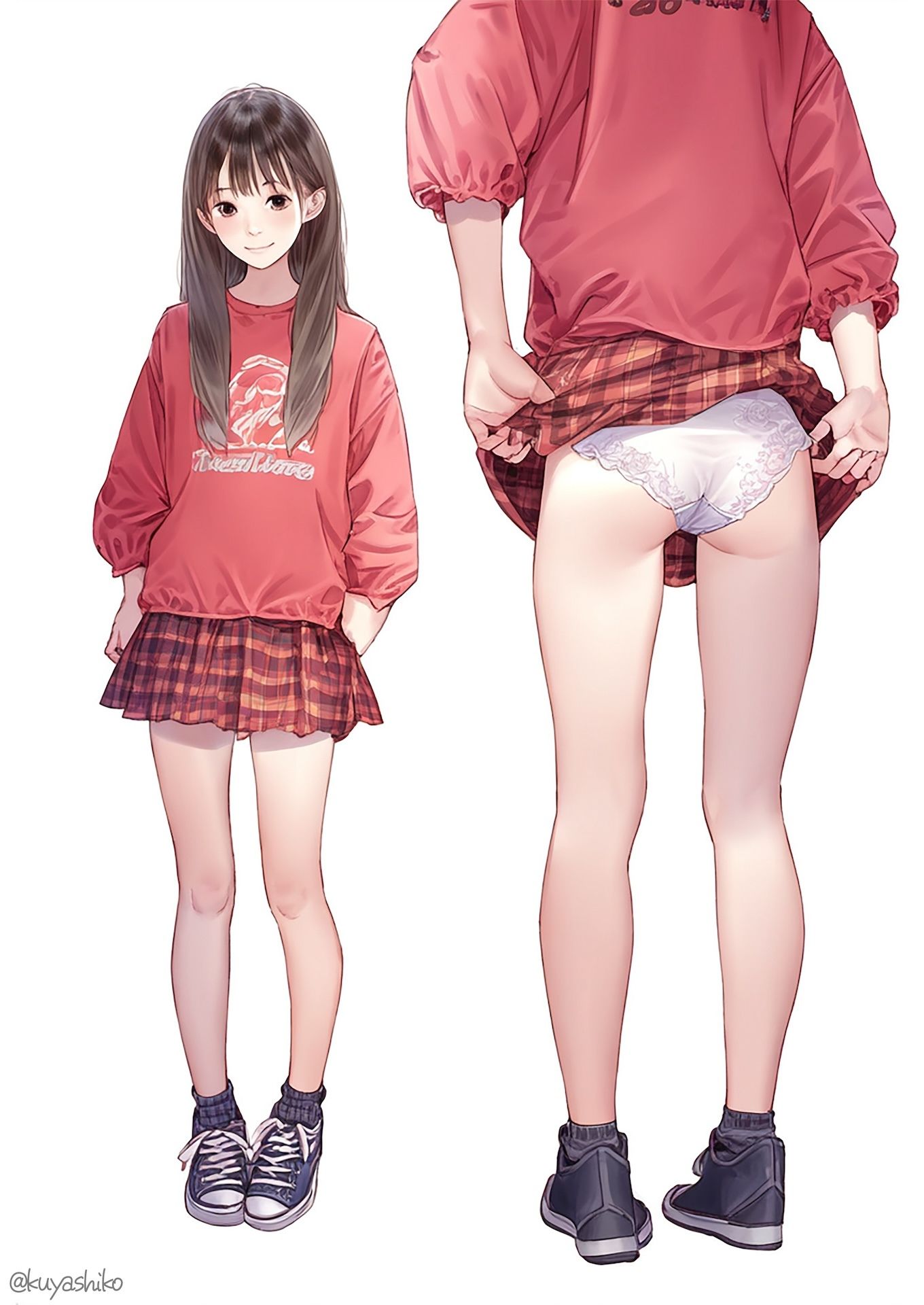 サンプル画像2:僕が見られない、あの子の下着姿(くやしこ（悔しいけどシコシコ）) [d_385128]