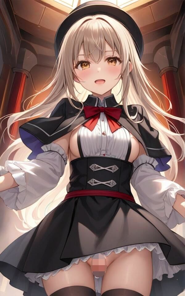 サンプル画像1:イタズラ好きマジシャンのエッチなイタズラ アレ、アソコがたっちゃた！(妖艶なボディ) [d_385153]