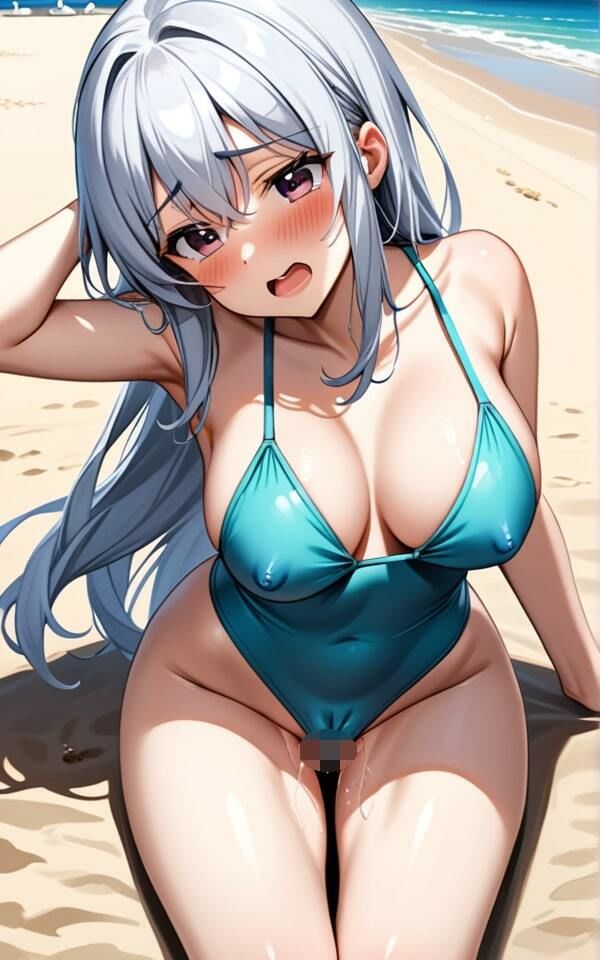 サンプル画像2:エロいビーチ(斜め45度の絶景) [d_385165]