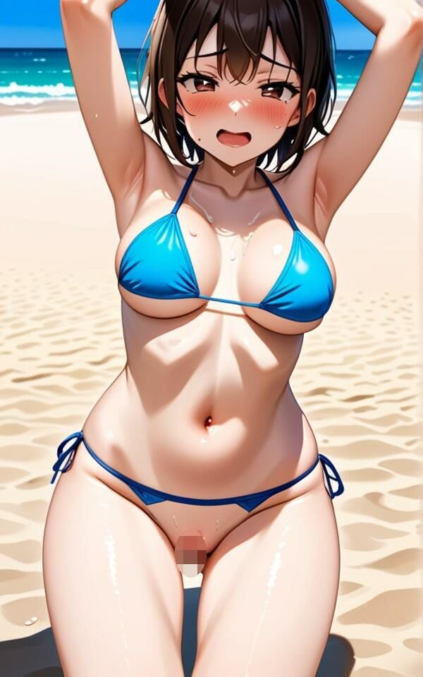 サンプル画像3:エロいビーチ(斜め45度の絶景) [d_385165]