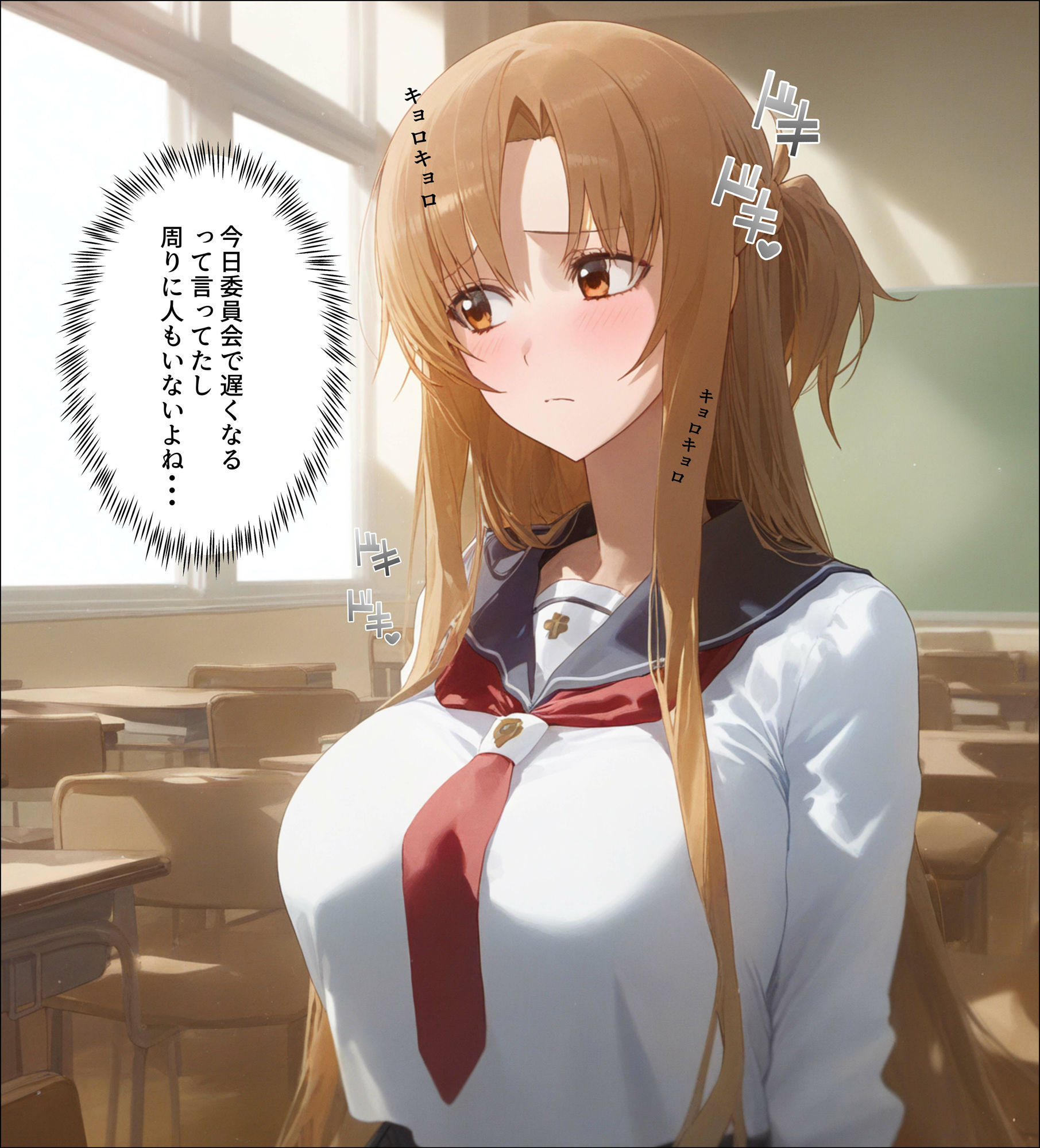 サンプル画像2:寝取られ物語〜クラス1の美女の弱みを握ったので調教寝取りする〜(△△△ガール) [d_385172]