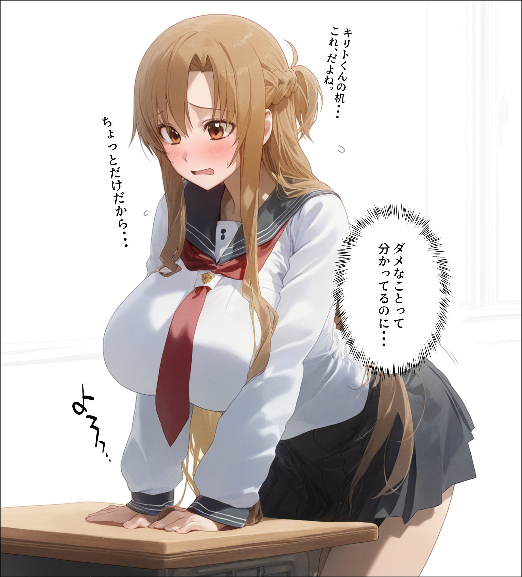 サンプル画像3:寝取られ物語〜クラス1の美女の弱みを握ったので調教寝取りする〜(△△△ガール) [d_385172]