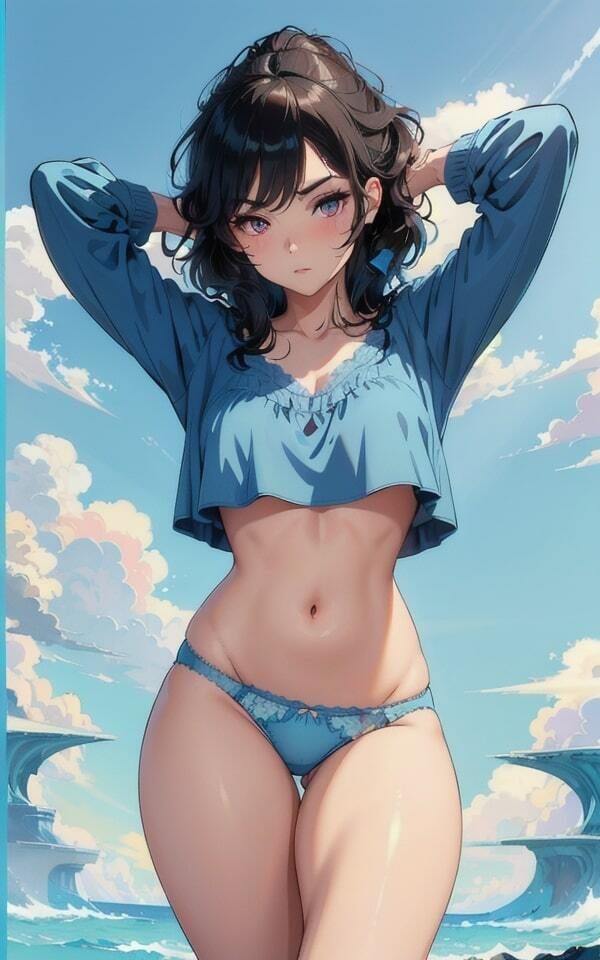 サンプル画像3:水着ギャル 爆乳撮影会(妄想性癖) [d_385173]