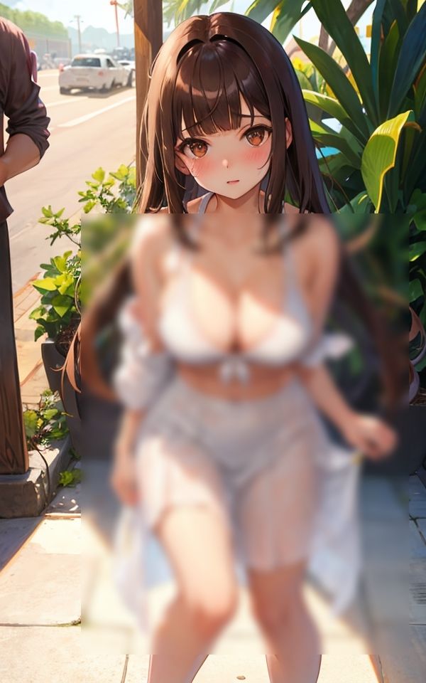 サンプル画像1:私、脱いだらおっきいんだよ(淫乱魔法使い) [d_385208]