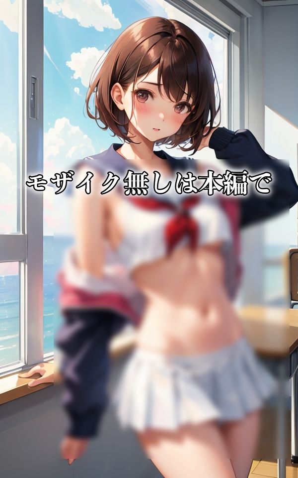 サンプル画像6:風が強いとパンツ見えちゃう(スタジオ森の中) [d_385212]