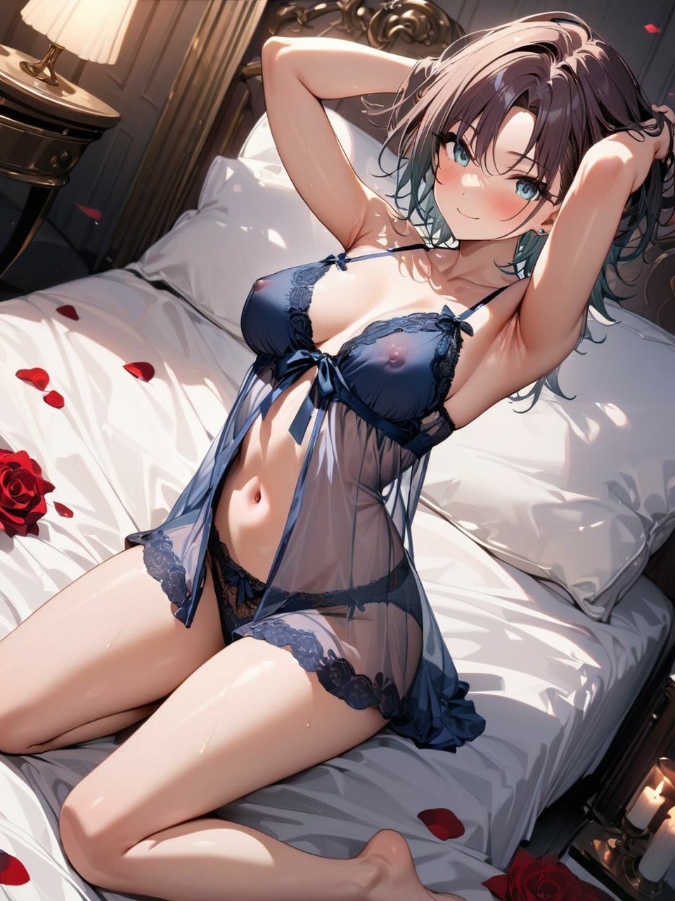 サンプル画像5:浅倉透セクシーランジェリーグラビアCG集(色彩ボックス) [d_385252]